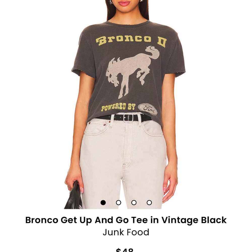 Junk Food Ford Bronco Vintage Black Tee